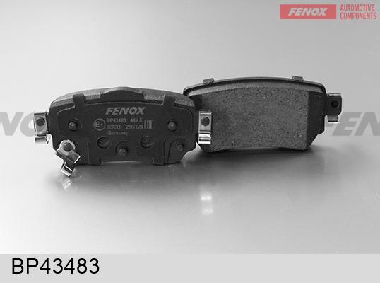 Fenox BP43483 - Тормозные колодки, дисковые, комплект autosila-amz.com