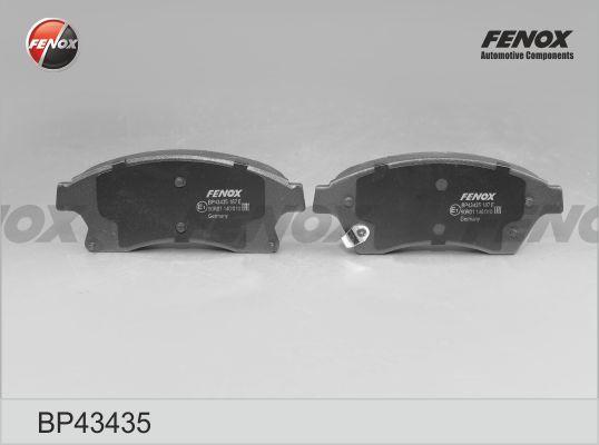 Fenox BP43435 - Тормозные колодки, дисковые, комплект autosila-amz.com