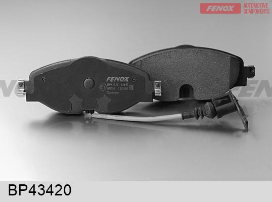 Fenox BP43420 - Тормозные колодки, дисковые, комплект autosila-amz.com
