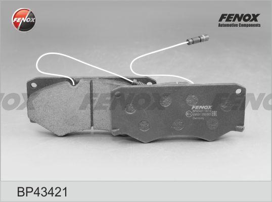 Fenox BP43421 - Тормозные колодки, дисковые, комплект autosila-amz.com