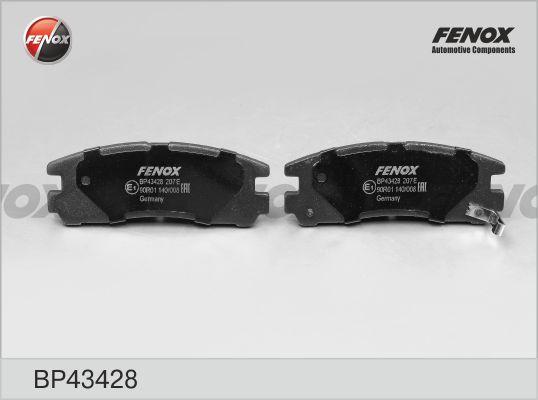 Fenox BP43428 - Тормозные колодки, дисковые, комплект autosila-amz.com