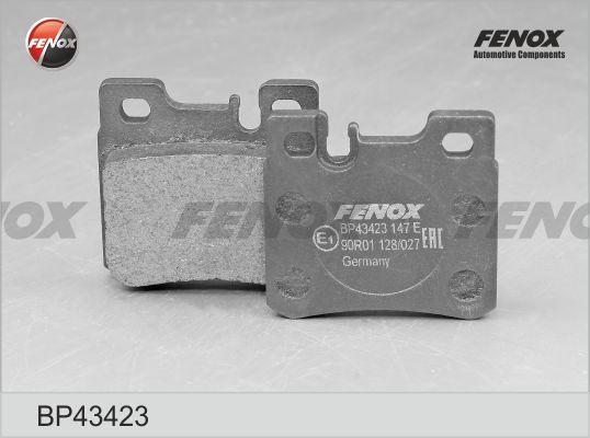 Fenox BP43423 - Тормозные колодки, дисковые, комплект autosila-amz.com