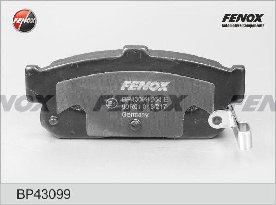 Fenox BP43099 - Тормозные колодки, дисковые, комплект autosila-amz.com