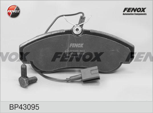 Fenox BP43095 - Тормозные колодки, дисковые, комплект autosila-amz.com