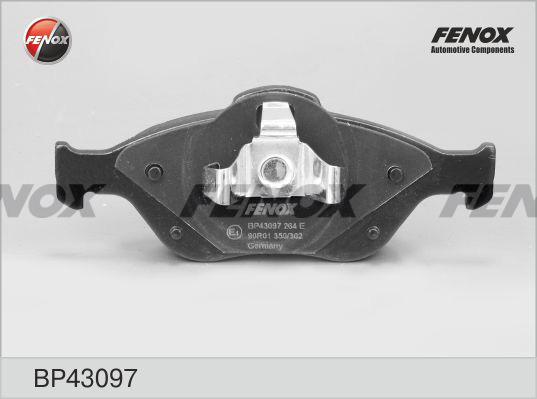Fenox BP43097 - Тормозные колодки, дисковые, комплект autosila-amz.com