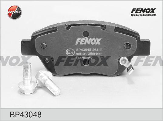 Fenox BP43048 - Тормозные колодки, дисковые, комплект autosila-amz.com