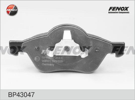Fenox BP43047 - Тормозные колодки, дисковые, комплект autosila-amz.com