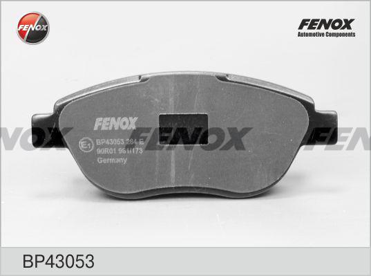 Fenox BP43053 - Тормозные колодки, дисковые, комплект autosila-amz.com