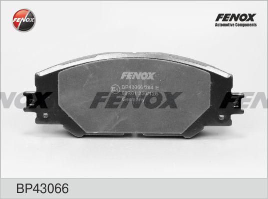 Fenox BP43066 - Тормозные колодки, дисковые, комплект autosila-amz.com