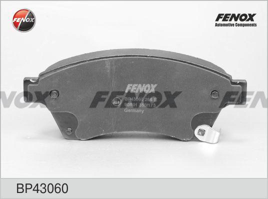 Fenox BP43060 - Тормозные колодки, дисковые, комплект autosila-amz.com