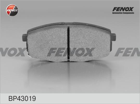 Fenox BP43019 - Тормозные колодки, дисковые, комплект autosila-amz.com