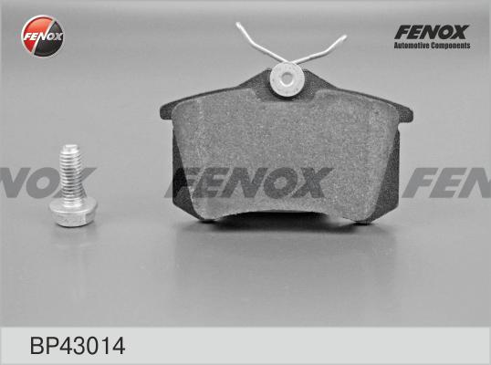 Fenox BP43014 - Тормозные колодки, дисковые, комплект autosila-amz.com