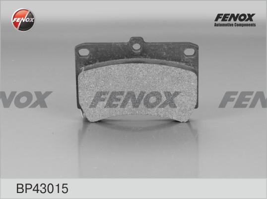 Fenox BP43015 - Тормозные колодки, дисковые, комплект autosila-amz.com