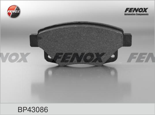 Fenox BP43086 - Тормозные колодки, дисковые, комплект autosila-amz.com