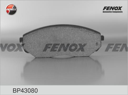 Fenox BP43080 - Тормозные колодки, дисковые, комплект autosila-amz.com