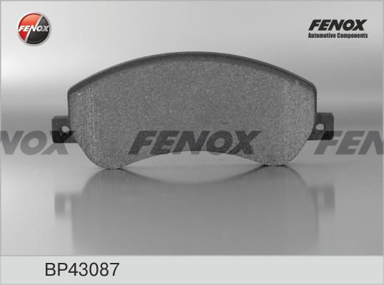 Fenox BP43087 - Тормозные колодки, дисковые, комплект autosila-amz.com