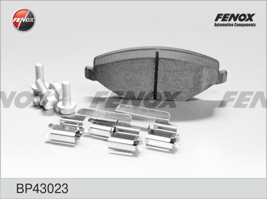 Fenox BP43023 - Тормозные колодки, дисковые, комплект autosila-amz.com