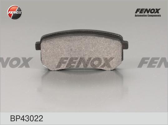 Fenox BP43022 - Тормозные колодки, дисковые, комплект autosila-amz.com