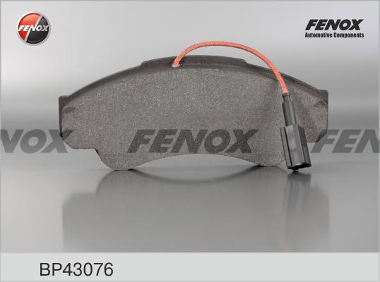 Fenox BP43076 - Тормозные колодки, дисковые, комплект autosila-amz.com