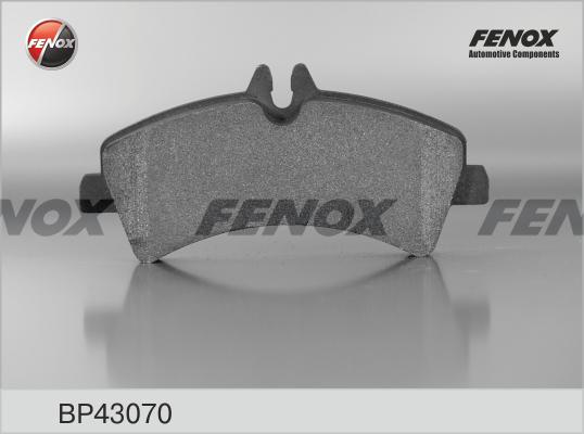 Fenox BP43070 - Тормозные колодки, дисковые, комплект autosila-amz.com