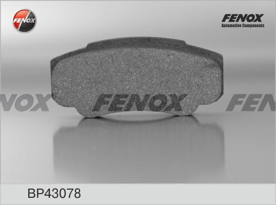 Fenox BP43078 - Тормозные колодки, дисковые, комплект autosila-amz.com