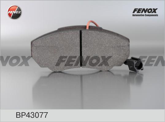 Fenox BP43077 - Тормозные колодки, дисковые, комплект autosila-amz.com