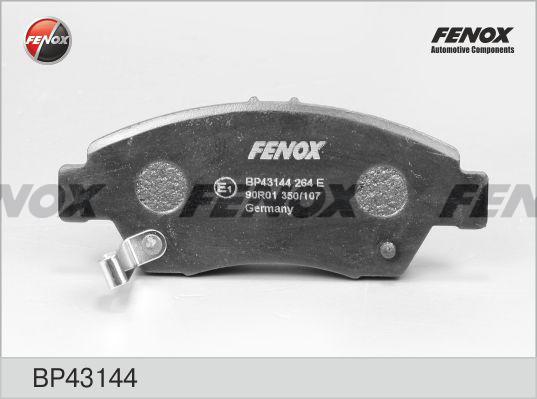 Fenox BP43144 - Тормозные колодки, дисковые, комплект autosila-amz.com