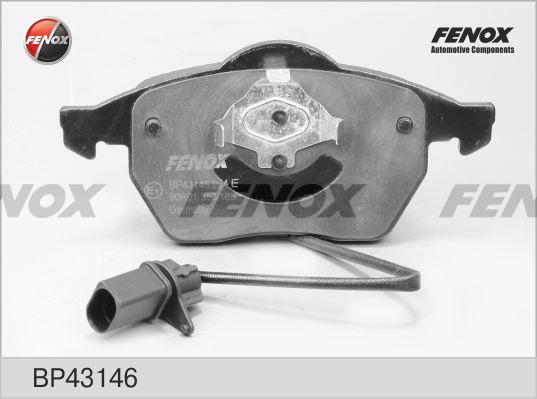 Fenox BP43146 - Колодки тормозные дисковые передние-, Audi A4 95-09,A6 97-11 , Seat Exeo 08- , Skoda SuperB 02-08, V autosila-amz.com