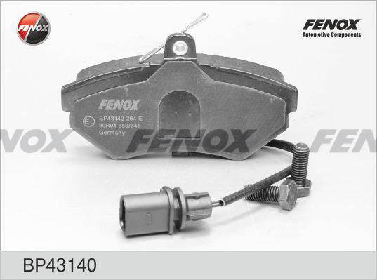 Fenox BP43140 - Тормозные колодки, дисковые, комплект autosila-amz.com