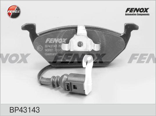 Fenox BP43143 - Тормозные колодки, дисковые, комплект autosila-amz.com
