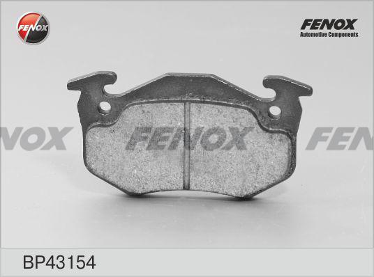 Fenox BP43154 - Тормозные колодки, дисковые, комплект autosila-amz.com