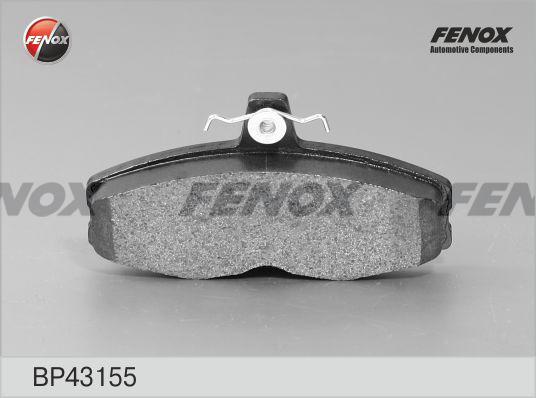 Fenox BP43155 - Тормозные колодки, дисковые, комплект autosila-amz.com