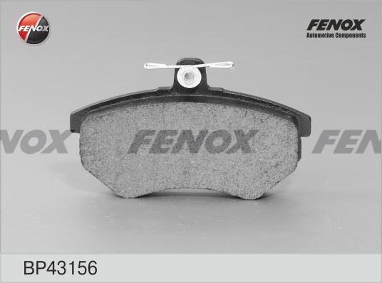 Fenox BP43156 - Тормозные колодки, дисковые, комплект autosila-amz.com