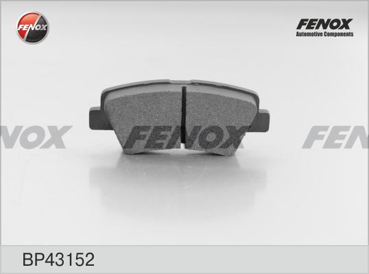 Fenox BP43152 - Тормозные колодки, дисковые, комплект autosila-amz.com