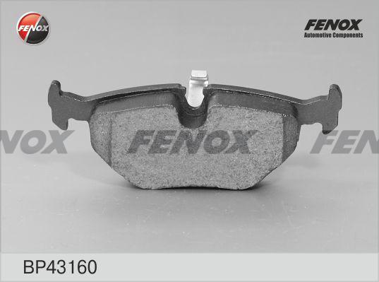 Fenox BP43160 - Тормозные колодки, дисковые, комплект autosila-amz.com