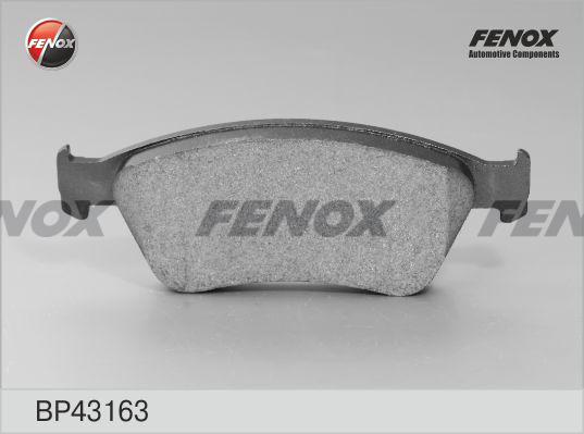 Fenox BP43163 - Тормозные колодки, дисковые, комплект autosila-amz.com