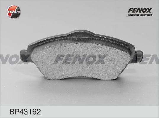 Fenox BP43162 - Тормозные колодки, дисковые, комплект autosila-amz.com