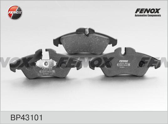 Fenox BP43101 - Тормозные колодки, дисковые, комплект autosila-amz.com