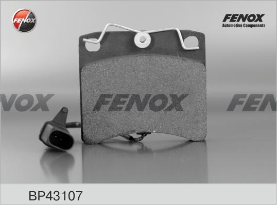 Fenox BP43107 - Тормозные колодки, дисковые, комплект autosila-amz.com