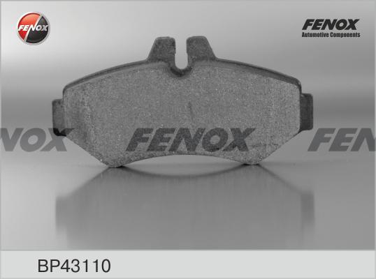 Fenox BP43110 - Тормозные колодки, дисковые, комплект autosila-amz.com