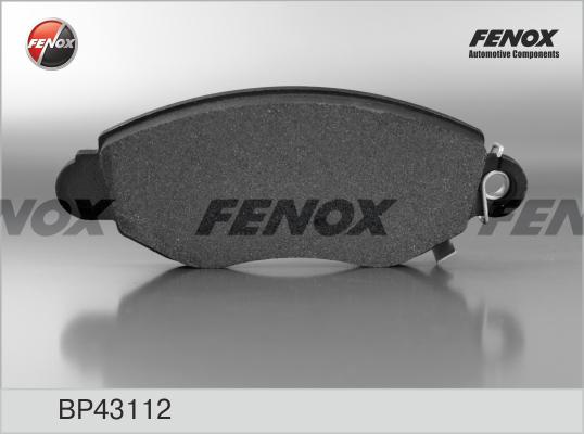 Fenox BP43112 - Тормозные колодки, дисковые, комплект autosila-amz.com