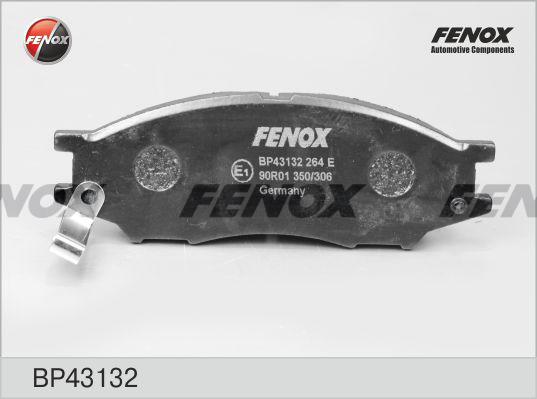 Fenox BP43132 - Тормозные колодки, дисковые, комплект autosila-amz.com