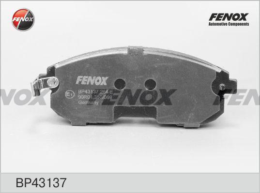 Fenox BP43137 - Тормозные колодки, дисковые, комплект autosila-amz.com
