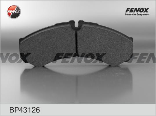 Fenox BP43126 - Тормозные колодки, дисковые, комплект autosila-amz.com