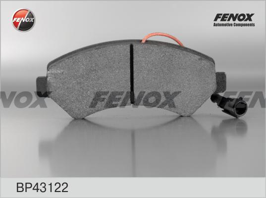 Fenox BP43122 - Тормозные колодки, дисковые, комплект autosila-amz.com
