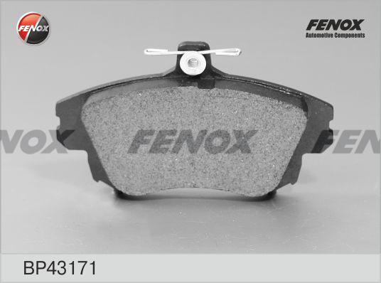 Fenox BP43171 - Тормозные колодки, дисковые, комплект autosila-amz.com