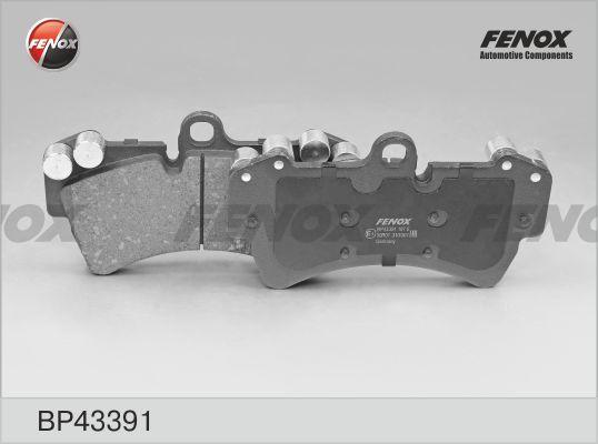 Fenox BP43391 - Тормозные колодки, дисковые, комплект autosila-amz.com