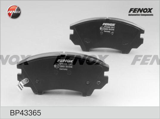 Fenox BP43365 - Тормозные колодки, дисковые, комплект autosila-amz.com