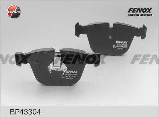 Fenox BP43304 - Тормозные колодки, дисковые, комплект autosila-amz.com