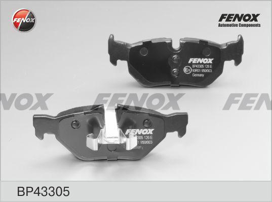 Fenox BP43305 - Тормозные колодки, дисковые, комплект autosila-amz.com